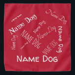 Personalize this template, NAME PET, Bandana<br><div class="desc">Hello customer, you can intervene on the writings of this product and customize it to your liking. Inserting the name or telephone number in the collar can be useful in case of loss of your dog or cat. To do this look on the right side of this post and click...</div>