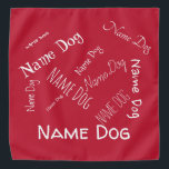 Personalize this template, NAME PET, Bandana<br><div class="desc">Hello customer, you can intervene on the writings of this product and customize it to your liking. Inserting the name or telephone number in the collar can be useful in case of loss of your dog or cat. To do this look on the right side of this post and click...</div>