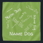 Personalize this template, NAME PET, Bandana<br><div class="desc">Hello customer, you can intervene on the writings of this product and customize it to your liking. Inserting the name or telephone number in the collar can be useful in case of loss of your dog or cat. To do this look on the right side of this post and click...</div>
