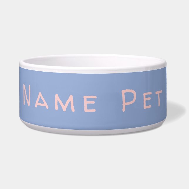 Personalize this template, NAME PET, Bowl (Front)