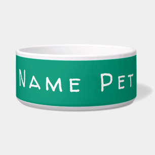 Personalize this template, NAME PET, Bowl
