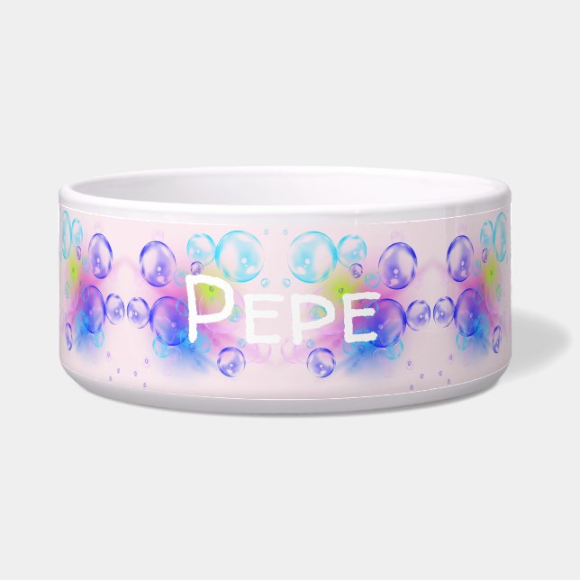 Personalize this template, NAME PET, Bowl (Front)