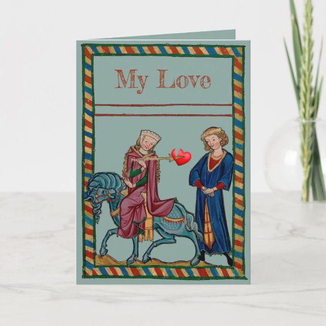 Personalize This Valentine Holiday Card (Front)