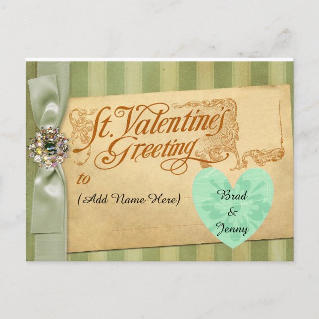 Personalize this Valentine's Day Postcard (Front)