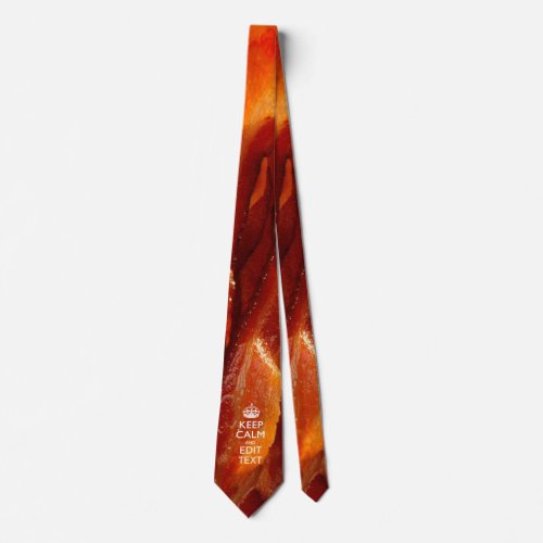 Personalize This with Keep Calm and Sizzling Bacon Tie