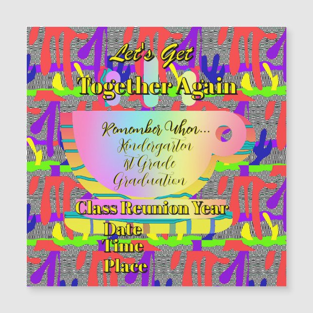 Personalize Together Again Class Reunion  (Front)