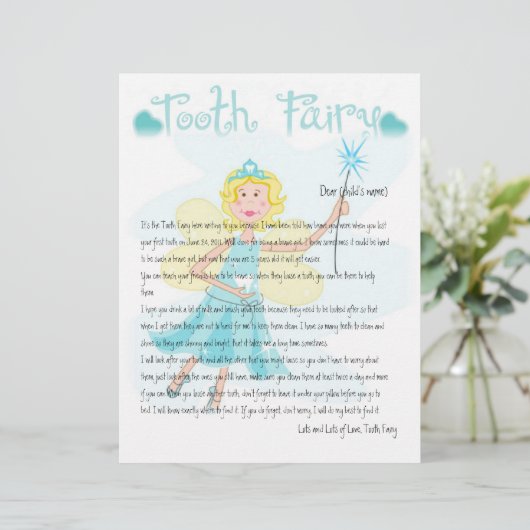 Personalize Tooth Fairy Magic (Standing Front)
