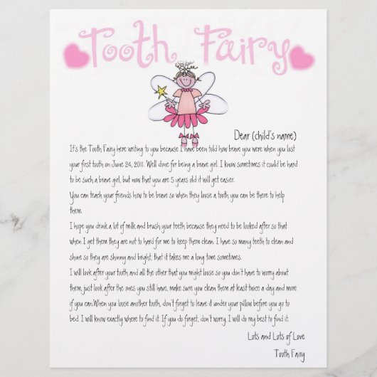Personalize Tooth Fairy Magic (Front)