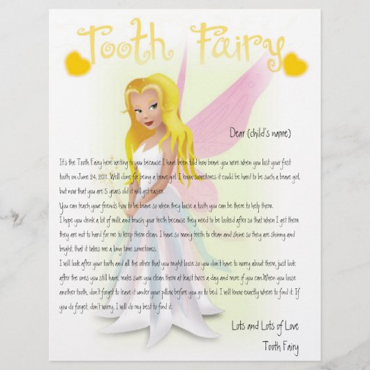 Personalize Tooth Fairy Magic (Front)