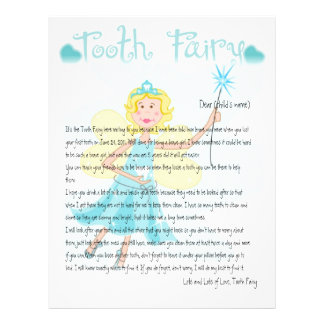 Tooth Fairy Letterhead | Zazzle