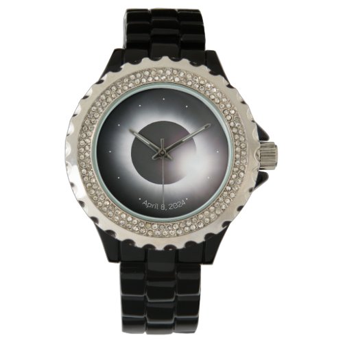 Personalize Total Solar Eclipse 2024 womens Watch
