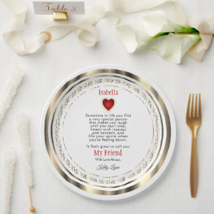 Personalize Treat Plate - Friends, Family, Etc...