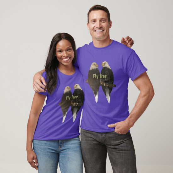 Personalize Two Eagles About To Fly  T-Shirt