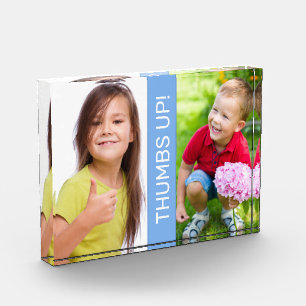Personalize Two Image Photo Block