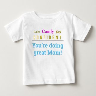 Personalize Typographic Design Positive Words Baby T-Shirt
