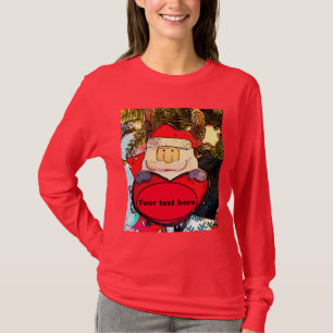 Personalize Ugly Sweatshirt Santa T-Shirt