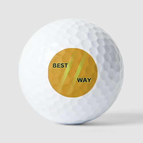 Personalize Unique Custom Golf Ball Designs 