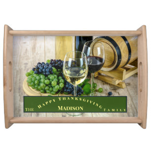 Personalize Unique Thanksgiving Serving Tray