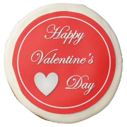 Personalize Valentines Day Sugar Cookie