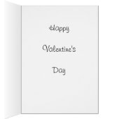 Personalize Valentine's red heart and bow Cards (Inside (Right))