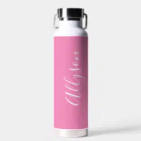 Personalized Water Bottle with Name - Vertical