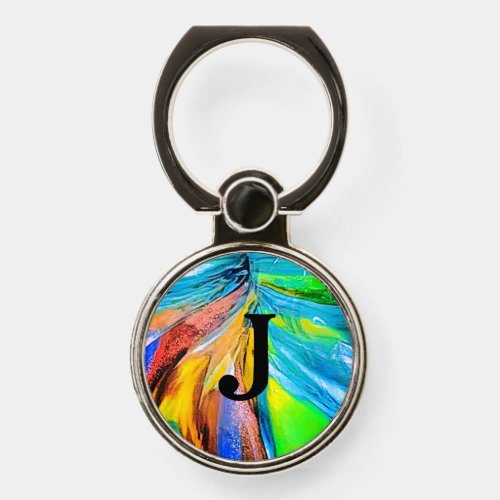 Personalize Vibrant Colors  Phone Ring Stand