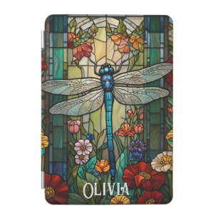 Personalize Vintage art nouveau boho dragonfly  iPad Mini Cover