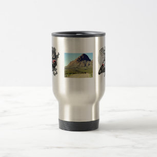 Personalize Vintage Motorcycle Ride Route 66 Travel Mug