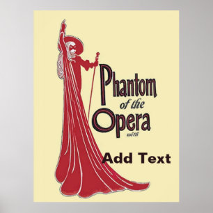 Personalize Vintage Opera Poster
