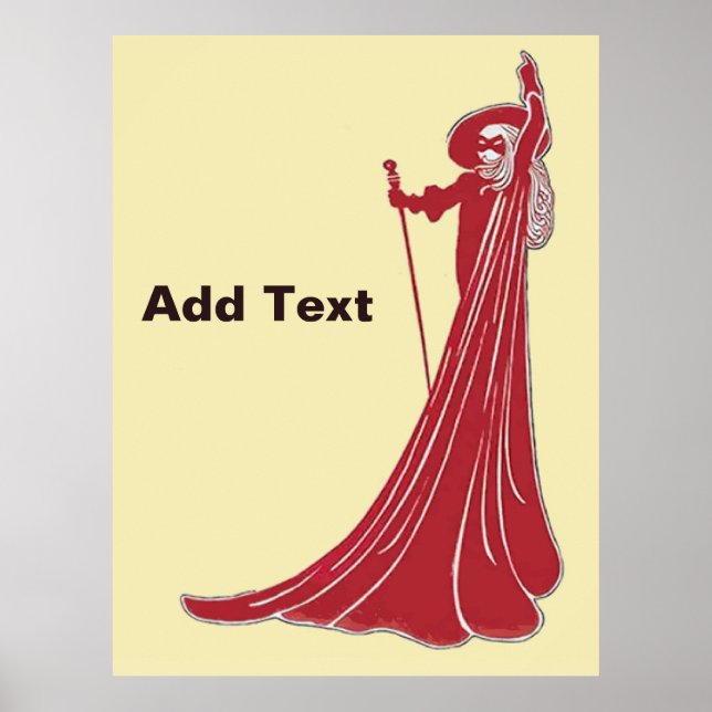 Personalize Vintage Opera Poster (Front)