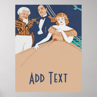 Personalize Vintage Opera Poster