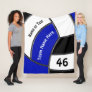 Personalize Volleyball Gift Ideas for Senior Night Fleece Blanket