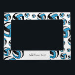 Personalize Volleyball Player - Baby Blue Magnetic Frame<br><div class="desc">Volleyball Frame ready for you to add your text. ✔NOTE: ONLY CHANGE THE TEMPLATE AREAS NEEDED! 😀 If needed, you can remove the text and start fresh adding whatever text and font you like. 📌If you need further customization, please click the "Click to Customize further" or "Customize or Edit Design"...</div>