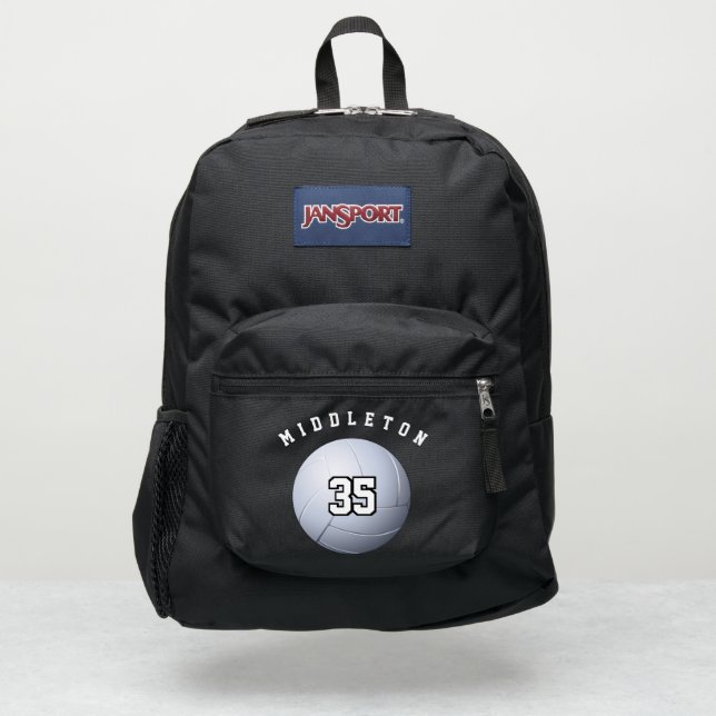 Personalize Volleyball Sport   JanSport Backpack (Front)