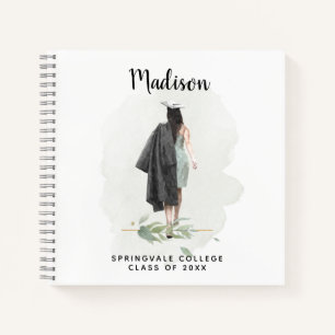 Personalize Watercolor Graduation Party Guest Book