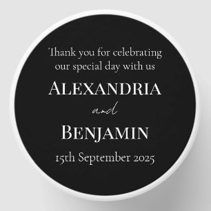 Personalize Wedding Engagement Shower Minimal Mini Candle Favors