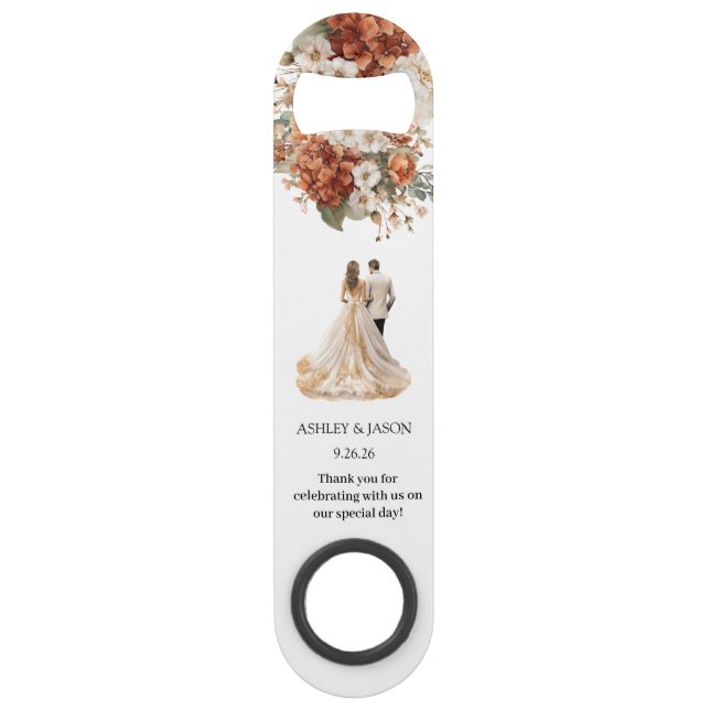 Personalize Wedding Favor Bottle Opener (Front)