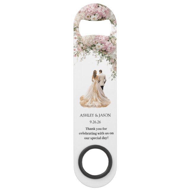 Personalize Wedding Favor Bottle Opener (Front)