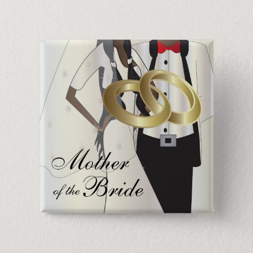 Personalize Wedding Party and Family Members Pinback Button