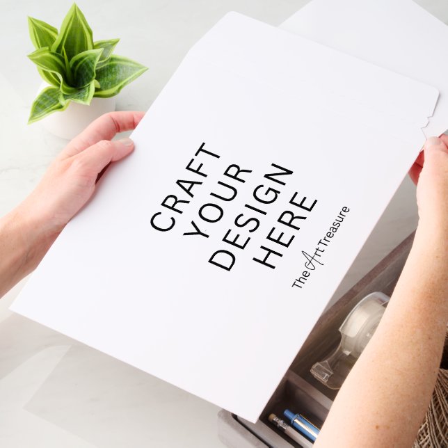 Personalize White Shipping Envelope Mailers (Desk)