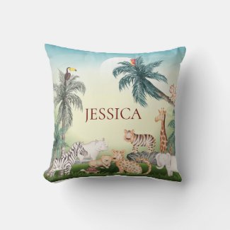 Personalize wild Animal With the Jungle Tree patte