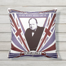 Personalize Winston Churchill Art Deco Union Jack
