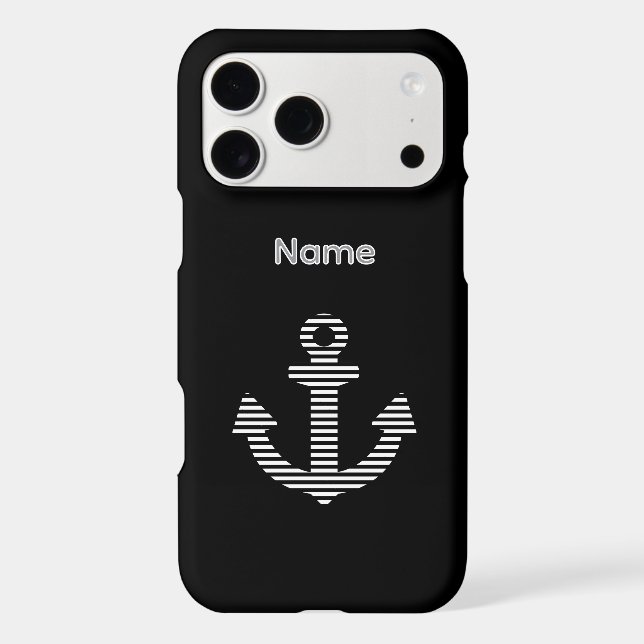 Personalize With A Name Anchor   Case-Mate iPhone Case (Back)