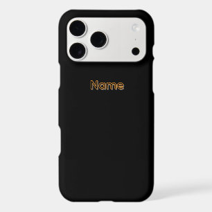Personalize With A Name Black iPhone 17 Pro Max Case