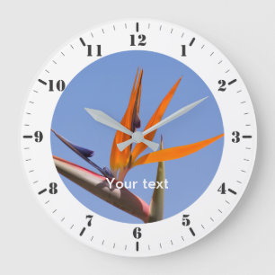 Personalize with hour markers and minute dials large clock
