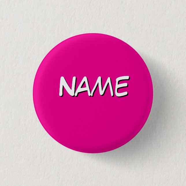 Personalize With Name  Button (Front)
