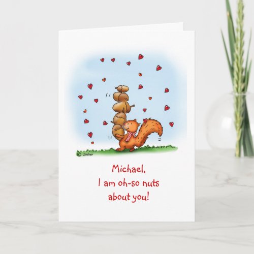 Personalize with name _ Cute Valentines Day Card