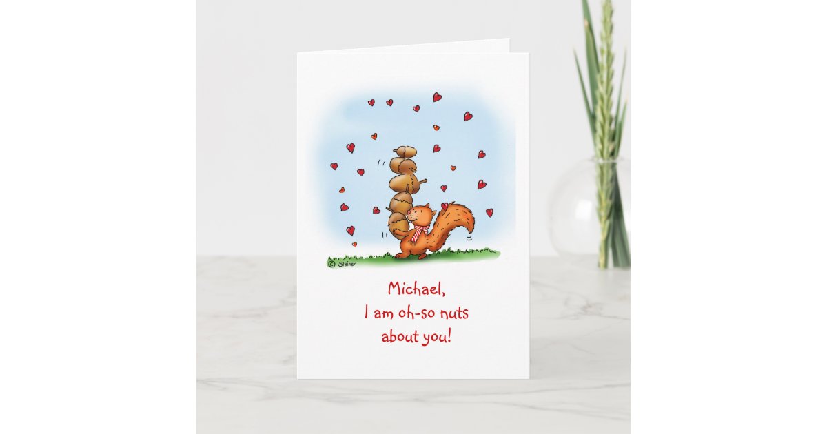 Personalize with name - Cute Valentine's Day Card | Zazzle