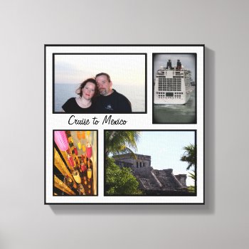 Personalize With Your Images And Text Canvas Print by Scotts_Barn at Zazzle