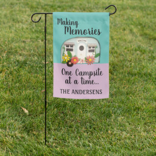 Personalize With Your Name Canned Ham Camper Garden Flag